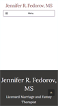 Mobile Screenshot of jenniferfedorov.com